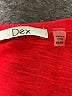 Dex 100% Viscose Red Short Sleeve T-Shirt Size XS - photo 7