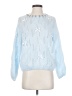 Assorted Brands Stars Blue Pullover Sweater Size S - photo 1