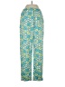 Talbots Print Blue Casual Pants Size 4 - photo 1