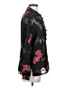 Jonathan Martin 100% Polyester Floral Black Long Sleeve Blouse Size S - photo 4