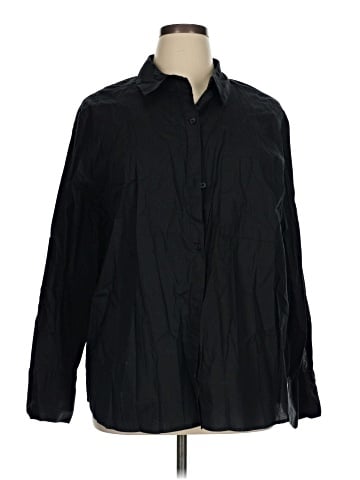 Divided by H&M Long Sleeve Button-Down Shirt (view 1)