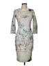 Hunter Bell Graphic Gray Cocktail Dress Size M - photo 1
