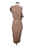 Unbranded Solid Tan Cocktail Dress Size S (estimated) - photo 1