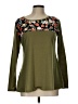 Chunjieer Green Long Sleeve Top Size L - photo 1