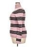 Yoki Stripes Pink Turtleneck Sweater Size 3X - photo 5