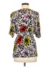 Lux Gray Short Sleeve Blouse Size M - photo 2