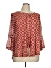New Directions Red 3/4 Sleeve Blouse Size XL - photo 1