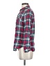 Sandra 100% Cotton Plaid Red Long Sleeve Button-Down Shirt Size XS - photo 5