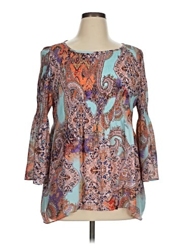 Spense 3/4 Sleeve Blouse (view 1)