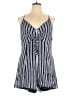 City Chic 100% Spandex Stripes Blue Romper Size 16 Plus (S) - photo 1