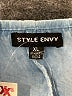 Style Envy 100% Rayon Blue 3/4 Sleeve Blouse Size XL - photo 7