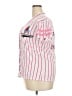 ON FIRE 100% Cotton Pink Short Sleeve Blouse Size 3X - photo 5