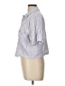 Dizzy Lizzy Stripes White Short Sleeve Blouse Size L - photo 5