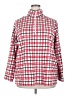 Lands' End 100% Polyester Plaid Red Pullover Sweater Size 2X - photo 1