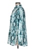 Unbranded Paisley Teal Long Sleeve Blouse Size L - photo 5