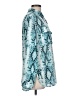Unbranded Paisley Teal Long Sleeve Blouse Size L - photo 4