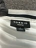 Torrid 100% Polyester Stripes Ivory Short Sleeve Blouse Size 1X Plus (1) - photo 7