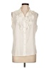 Tahari by ASL Ivory Sleeveless Blouse Size L (petite) - photo 1
