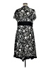 Another Thyme Print Black Casual Dress Size 16w - photo 2