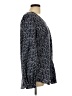 CAbi 100% Polyester Blue Long Sleeve Blouse Size L - photo 4