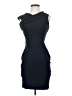 Reiss 100% Polyester Solid Black Cocktail Dress Size XS - photo 1