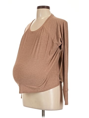 Beyond the Bump by Beyond Yoga Long Sleeve Top (view 1)