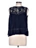 Esley 100% Rayon Blue Sleeveless T-Shirt Size L - photo 1