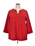 Vince Camuto Red 3/4 Sleeve Blouse Size 2X - photo 1