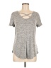 a.n.a. A New Approach Gray Short Sleeve Top Size M - photo 1