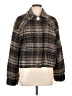 Mossimo Plaid Brown Faux Fur Jacket Size L - photo 1