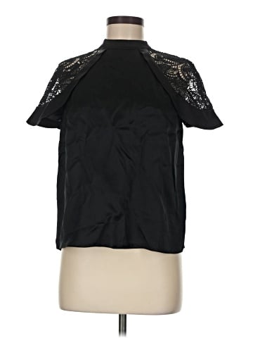 AMUR Short Sleeve Silk Top (view 1)