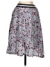 Twelve 100% Polyester Print Gray Casual Skirt Size 12 - photo 1
