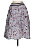 Twelve 100% Polyester Print Gray Casual Skirt Size 12 - photo 2