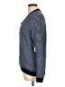 Madison Grey 100% Cotton Polka Dots Blue Pullover Sweater Size L - photo 5