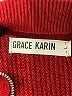 Grace Karin Burgundy Jacket Size L - photo 6