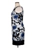 AB Studio Graphic Blue Casual Dress Size 14 - photo 5