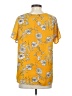 Daytrip 100% Polyester Yellow Short Sleeve Blouse Size S - photo 2