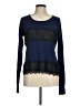 Central Park West Blue Pullover Sweater Size M - photo 1
