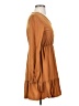Shein Solid Brown Casual Dress Size S - photo 4