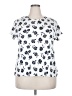 Croft & Barrow 100% Cotton White Short Sleeve Top Size XXL - photo 1