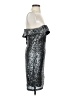 Lulus 100% Polyester Metallic Silver Cocktail Dress Size S - photo 4