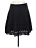 Ann Taylor LOFT Solid Black Casual Skirt Size 4 - photo 1