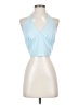 Sears Blue Sleeveless Blouse Size P (petite) - photo 1