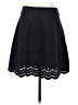 Ann Taylor LOFT Solid Black Casual Skirt Size 4 - photo 2
