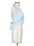 Sears Blue Sleeveless Blouse Size P (petite) - photo 4