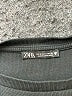 Zara Black Short Sleeve Top Size S - photo 7