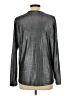Green Envelope Metallic Silver Long Sleeve Blouse Size L - photo 2