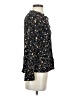 Gap 100% Rayon Black Long Sleeve Blouse Size XS - photo 4