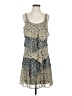 Bethany 100% Polyester Paisley Blue Casual Dress Size 4 - photo 1