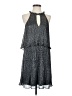 Ella Moss 100% Polyester Metallic Gray Cocktail Dress Size S - photo 1
